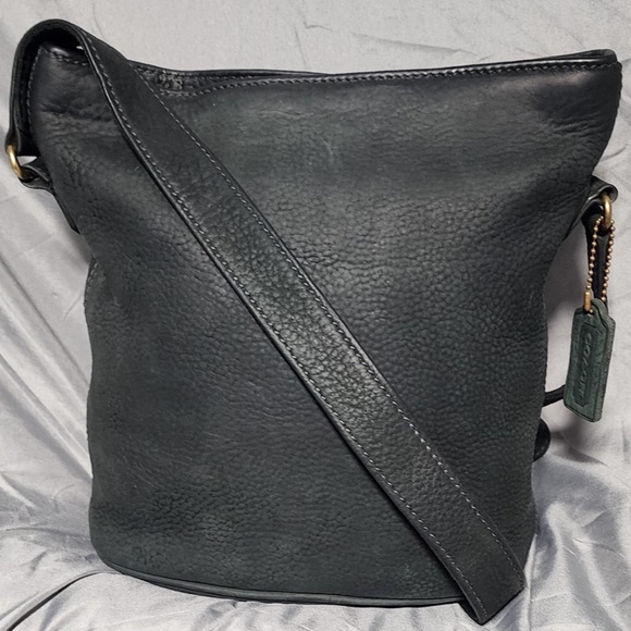 Black Leather Shoulder Bag